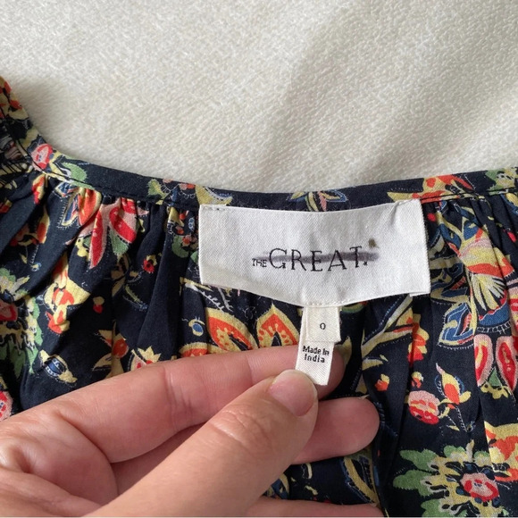 NWOT The Great The Porch Top Size 0 = XS - Picture 4 of 5